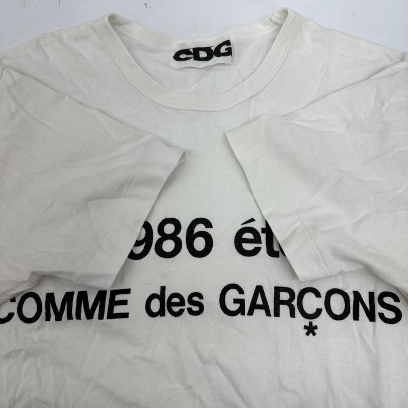 Sサイズ 1986 ete CDG コムデギャルソン 半袖Tシャツ コムデギャルソンCDG限定Tシャツ1986 ete（ブラック・マーケット
