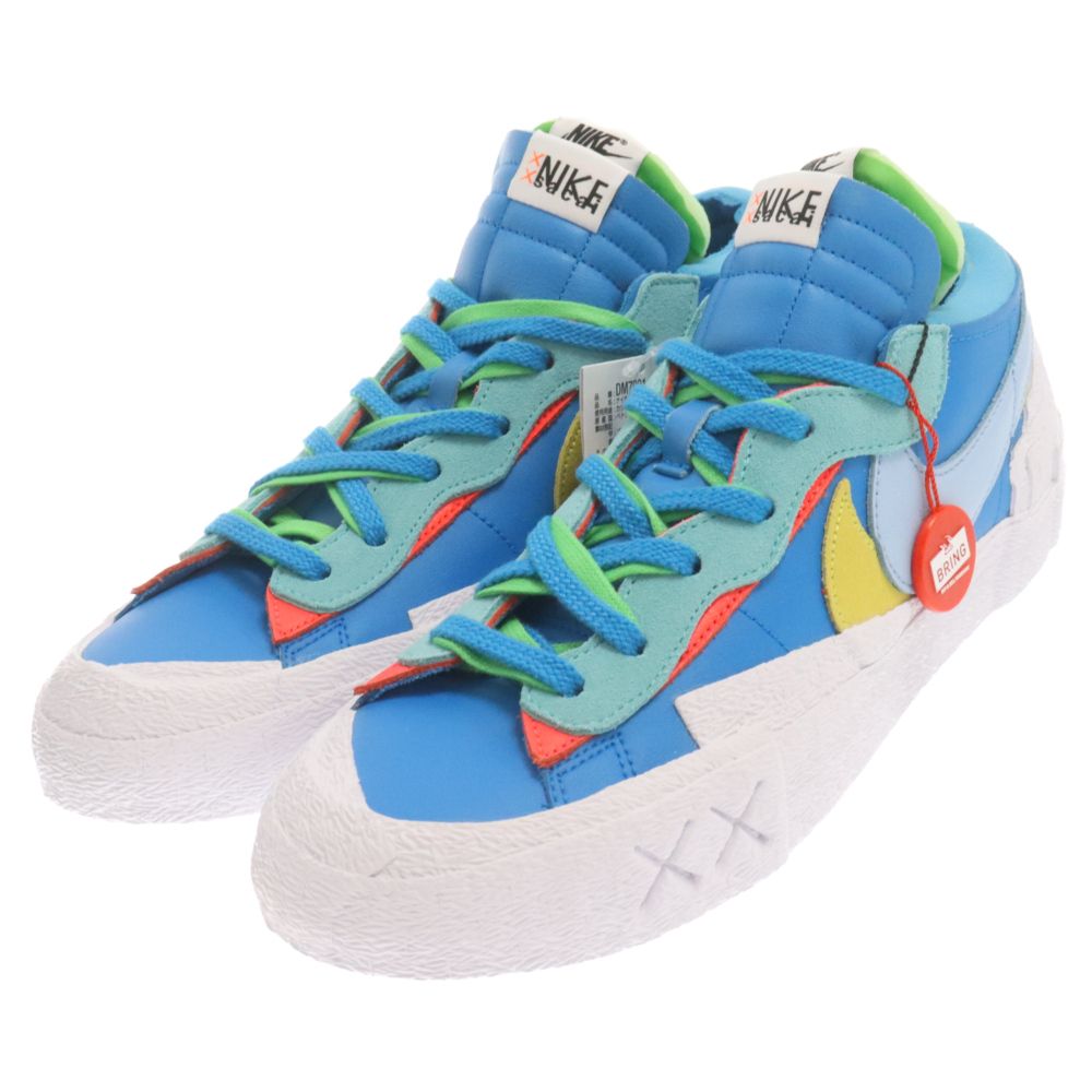 NIKE (ナイキ) ×KAWS SACAI BLAZER LOW Neptune Blue DM7901‐400 カウズ サカイ ブレザー  ブルーネプチューン ローカットスニーカー ブルー US12/30cm - メルカリ