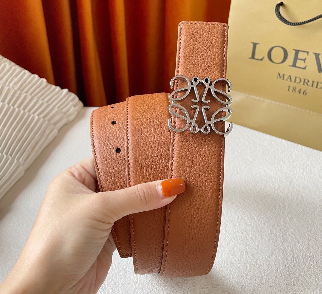 loewe ロエベ リバーシブル ベルト メンズ サイズ 105 ベルト幅4cm 