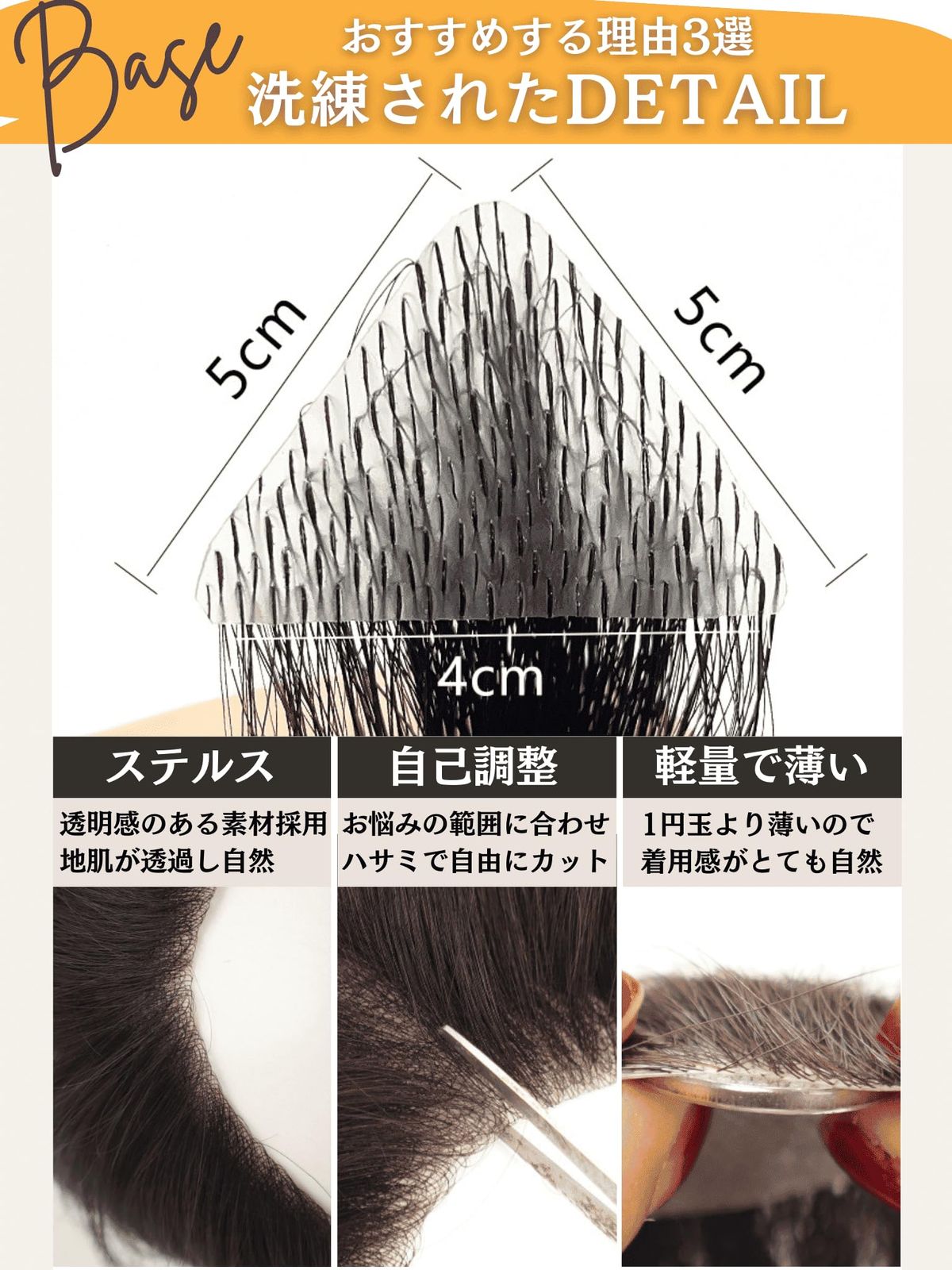 部分かつら