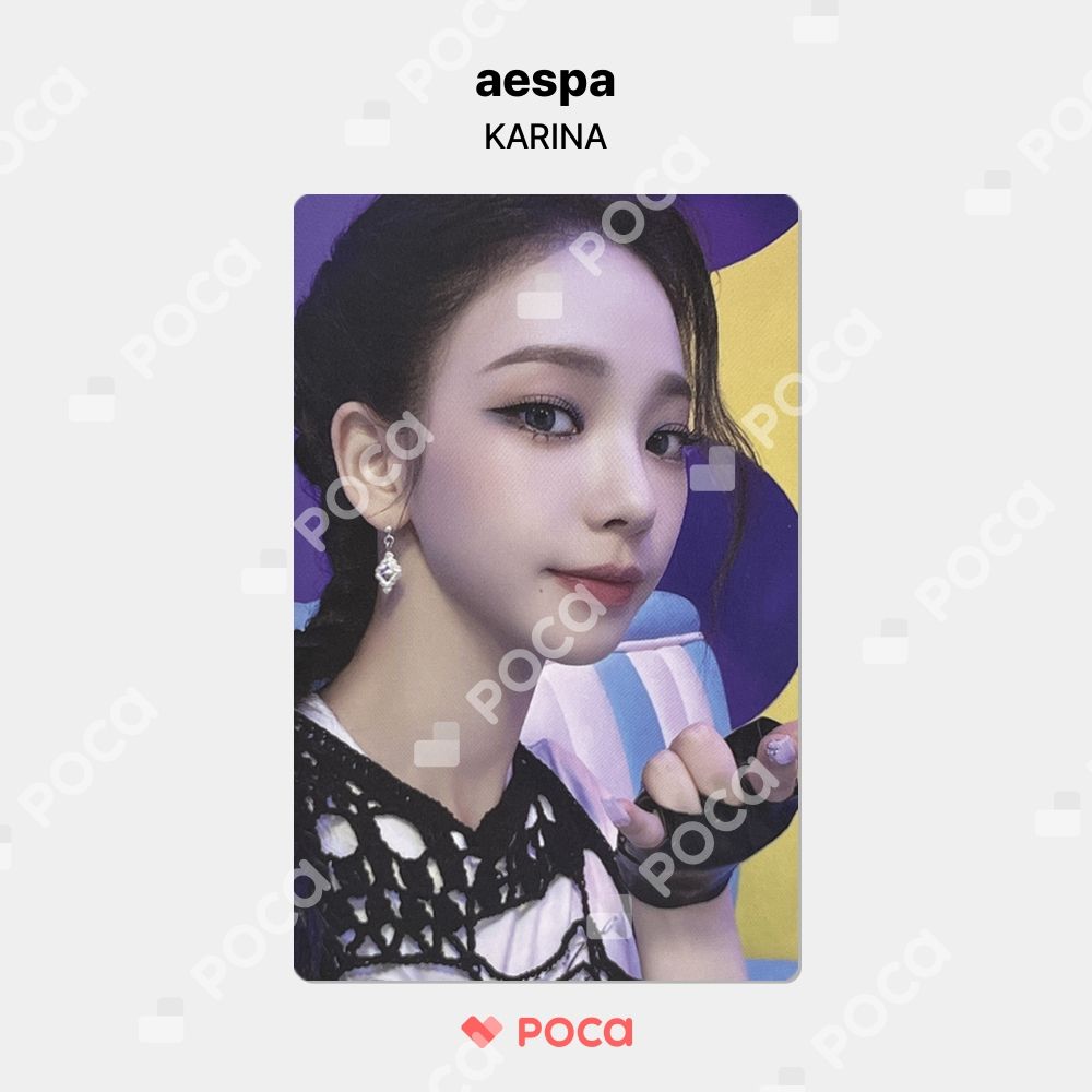 aespa カリナ トレカ COME TO MY ILLUSION RANDOM TRADING CARD
