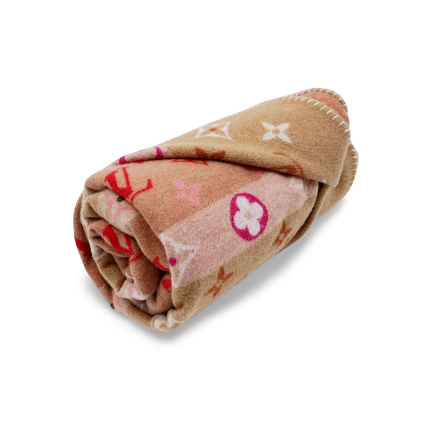 中古】 LOUIS VUITTON ルイ・ヴィトン 飛び込も 毛布・ブランケット 