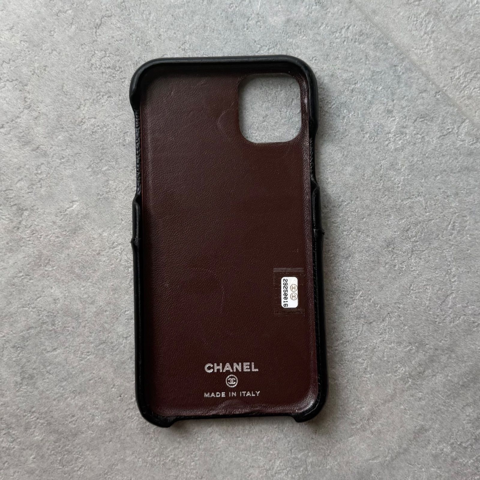 CHANEL シャネル iPhone11 ケース マトラッセ キャビアスキン ココ 