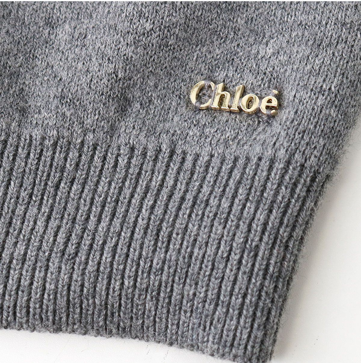 キッズ ゴールドボタンニット