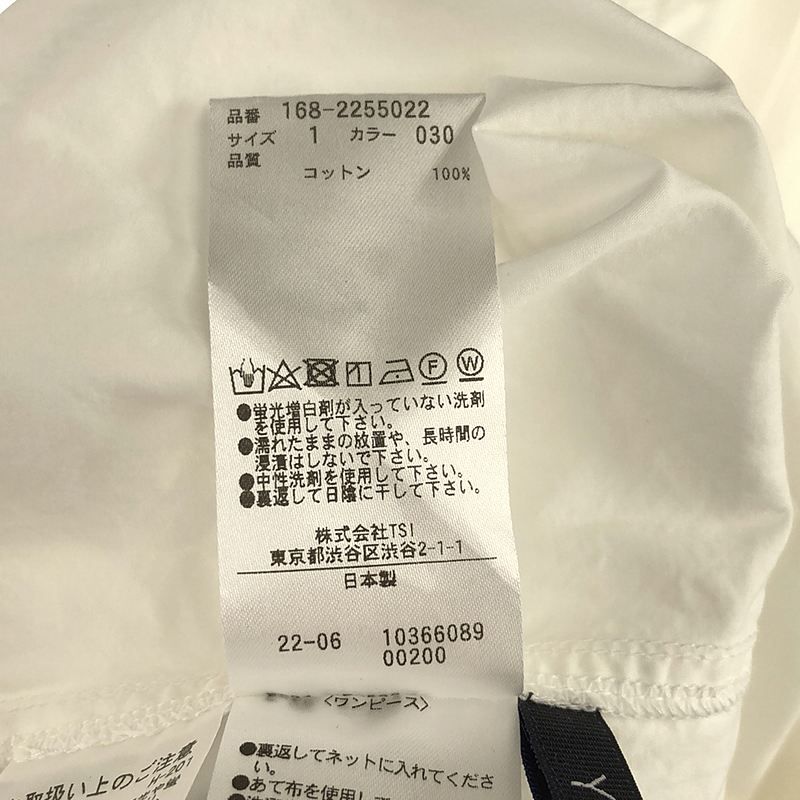 YLEVE / イレーヴ | 2022AW | PIMA COTTON TYPEWRITER ONE-PIECE 