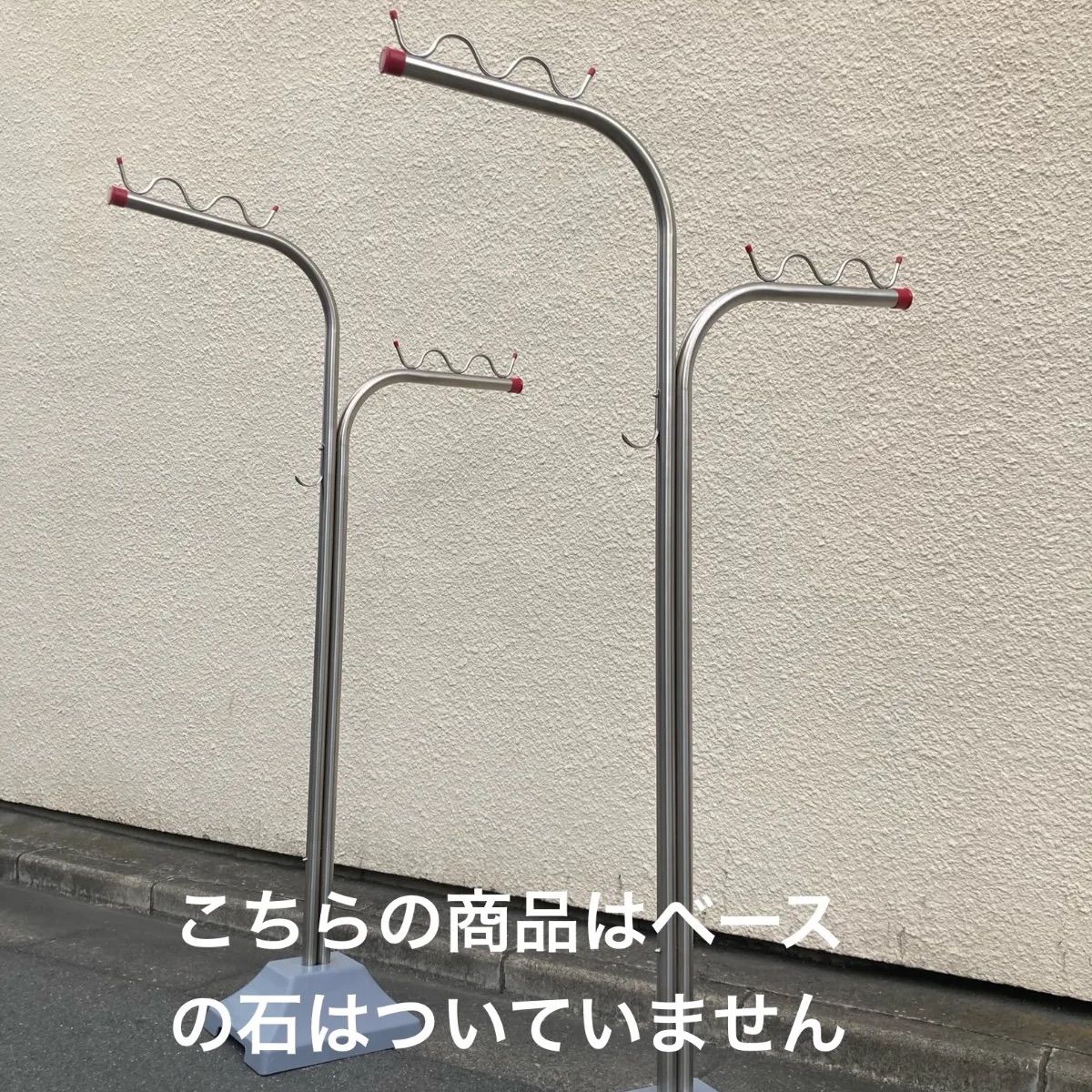 さびに強いオールステンレスの物干し台 支柱のみ 2本1組