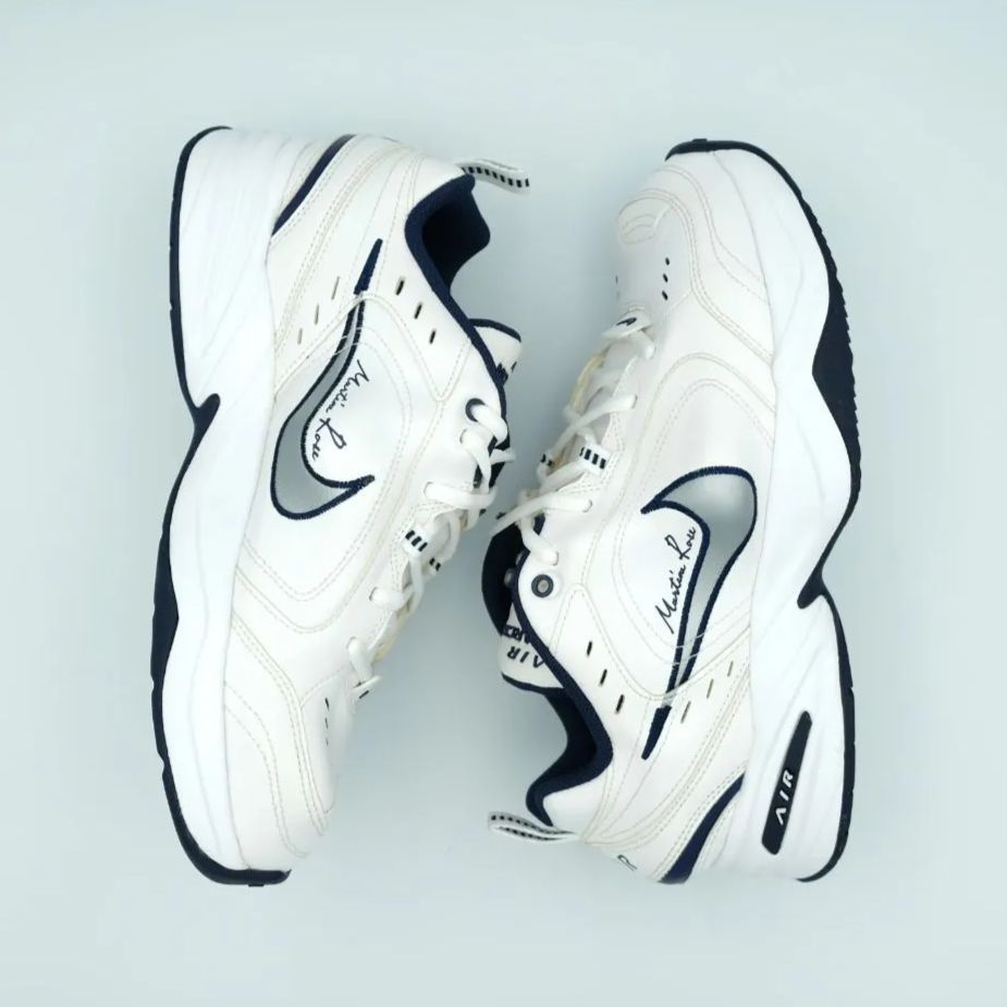 NIKE AIR MONARCH IV MARTINE ROSE WHITE NAVY ナイキ エア モナーク 4 