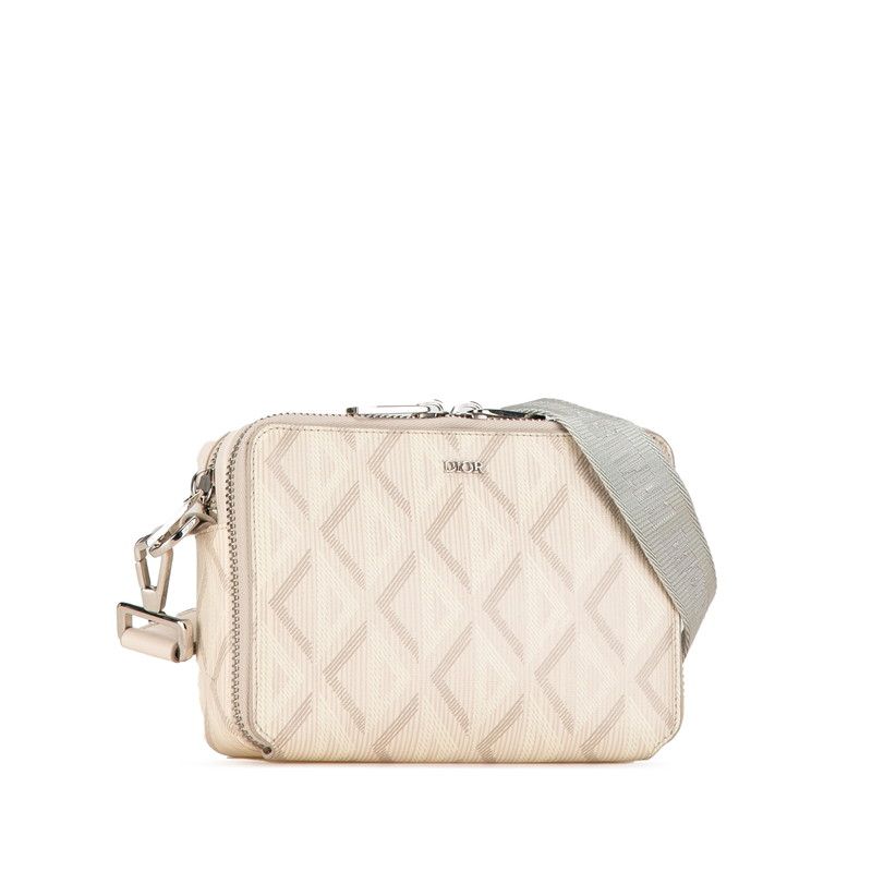 VINTAGE●DIOR●ディオール ホワイト レザー ショルダーバック クリスチャンディオール Christian Dior ショルダーバッグ