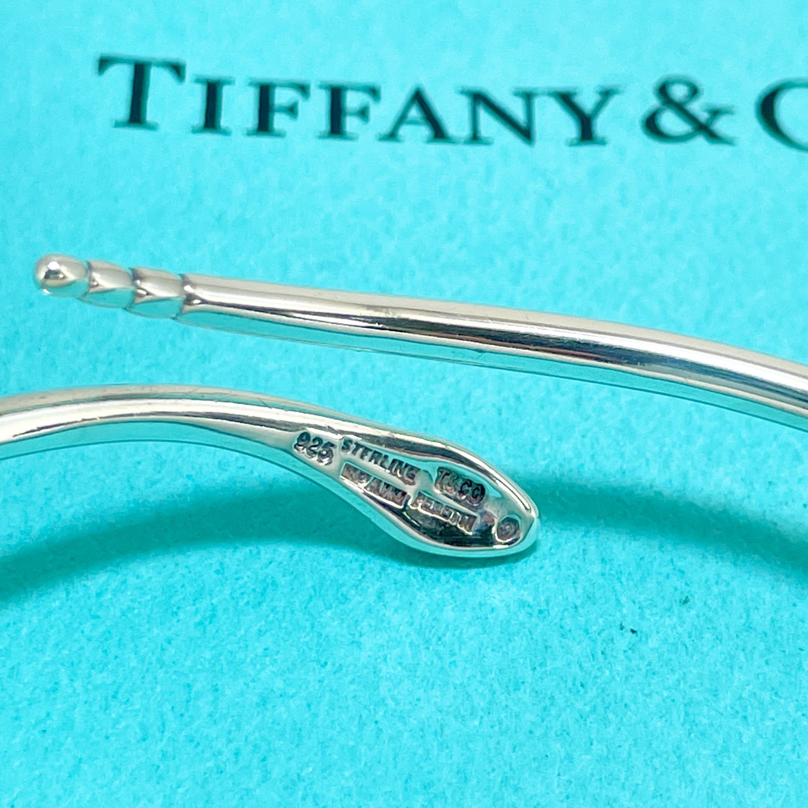 ティファニー シルバー925 スネーク バングル Tiffany&Co. ブレスレット /24-907M - メルカリ