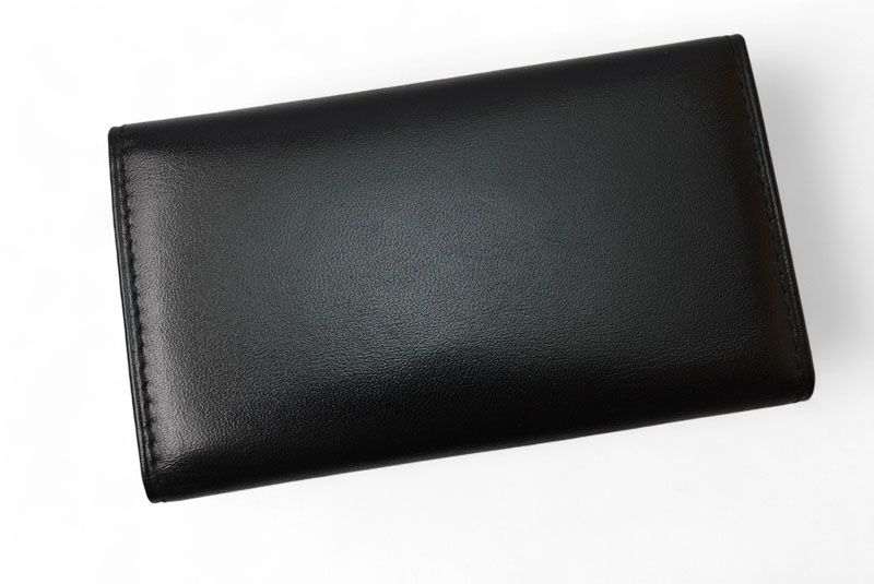 カルティエ キーケース キーホルダー Cartier パシャ カーフレザー ブラック ゴールド金具