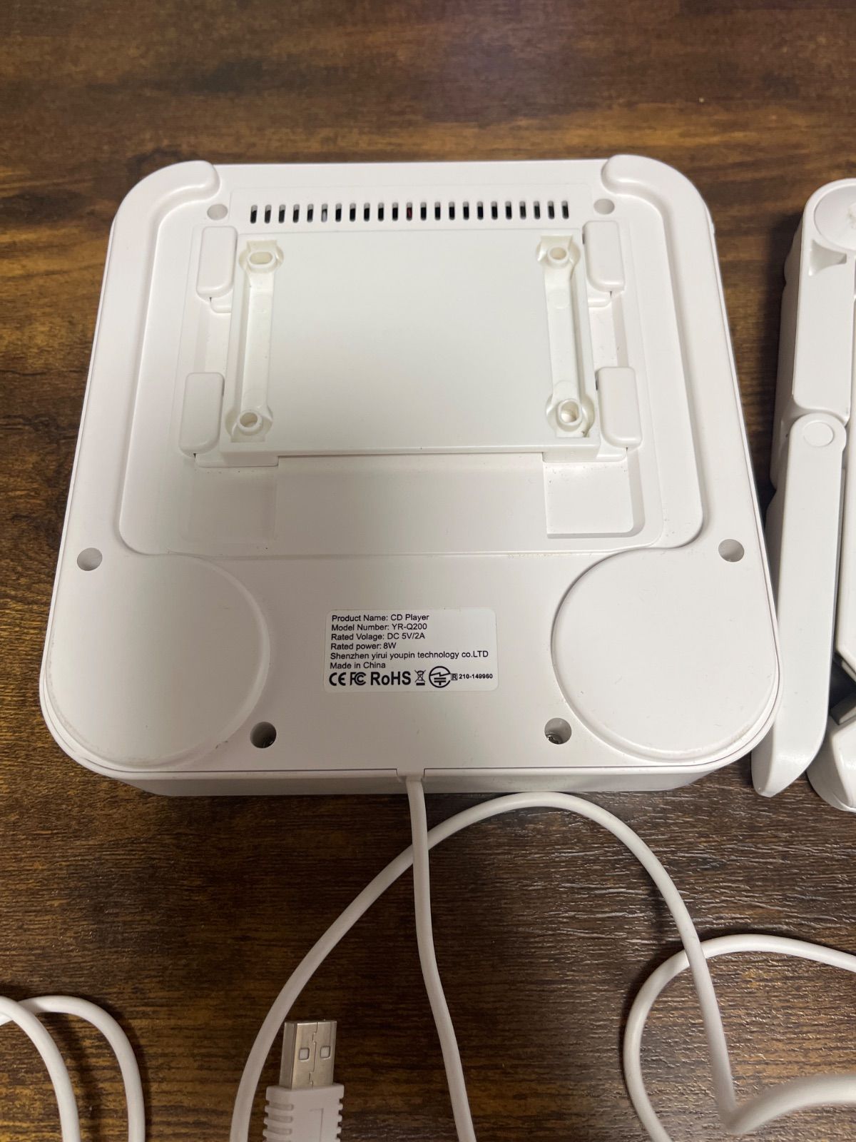 壁掛式CDプレーヤー CD プレーヤー 壁掛け yr-q200 - メルカリ