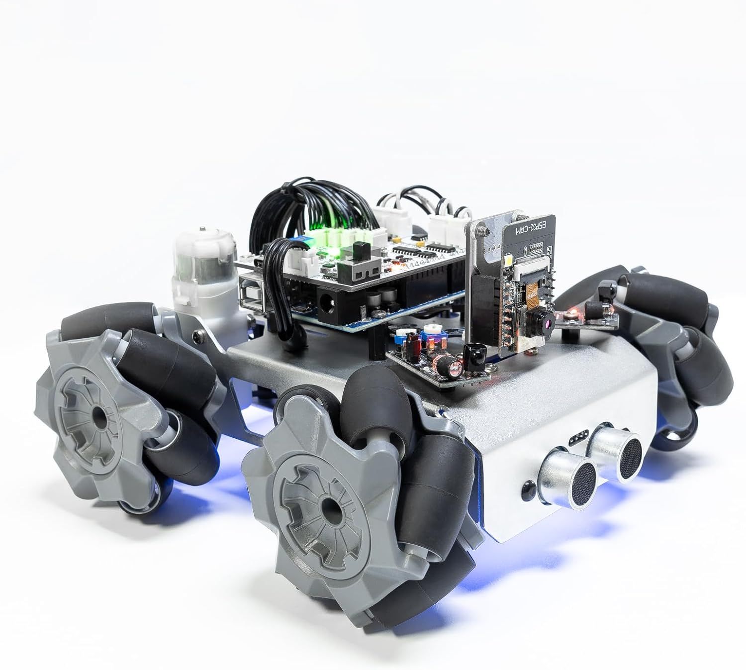 SunFounder スマートロボットカーキット（Arduino UNO R3対応）、 4WD全方向移動、FPV、ESP32 CAM、アプリリモートコントロールなど、子供と大人のための教育玩具ロボットキット（日本語のオンライ