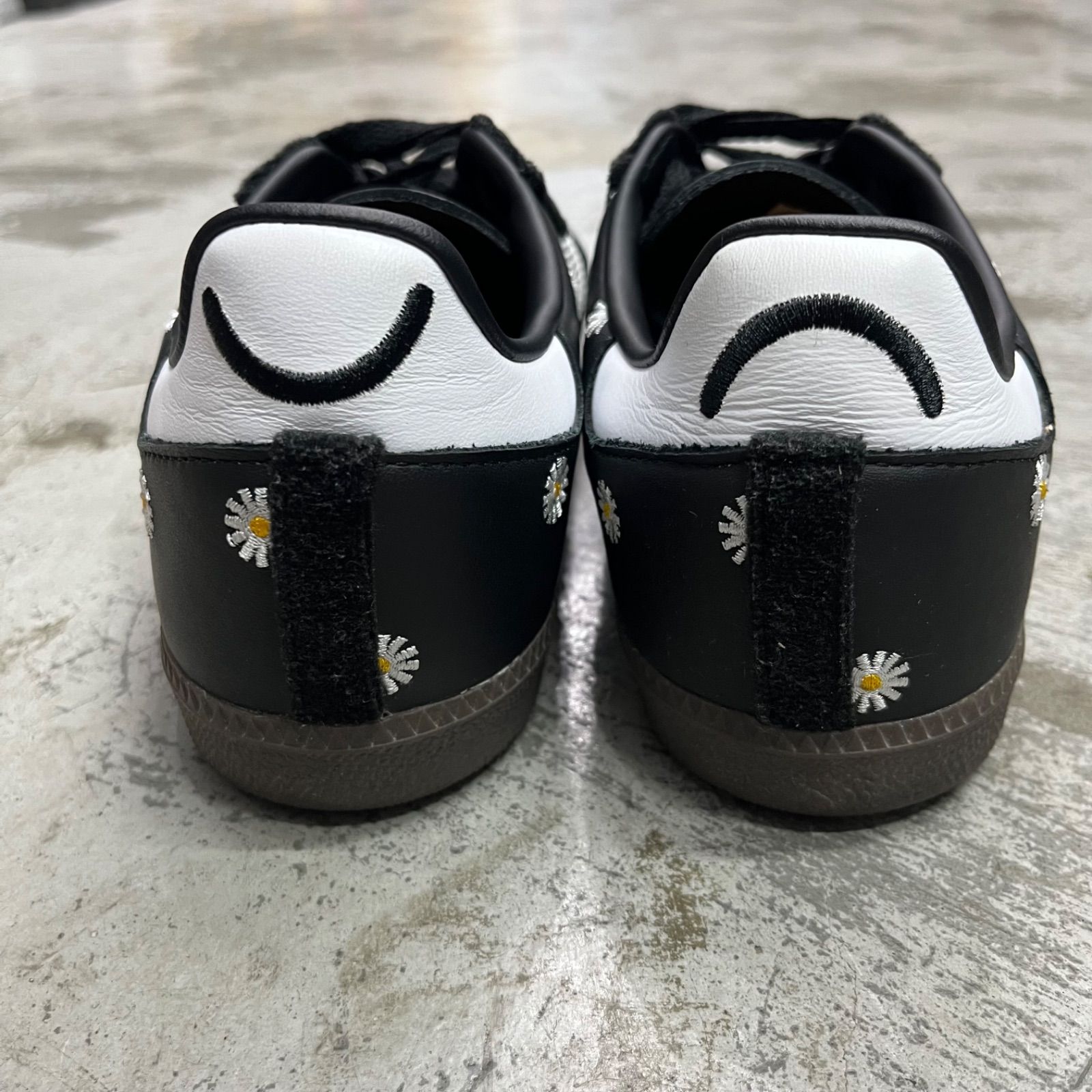 国内正規 atmos FACE adidas Samba Core Black サンバ レザー