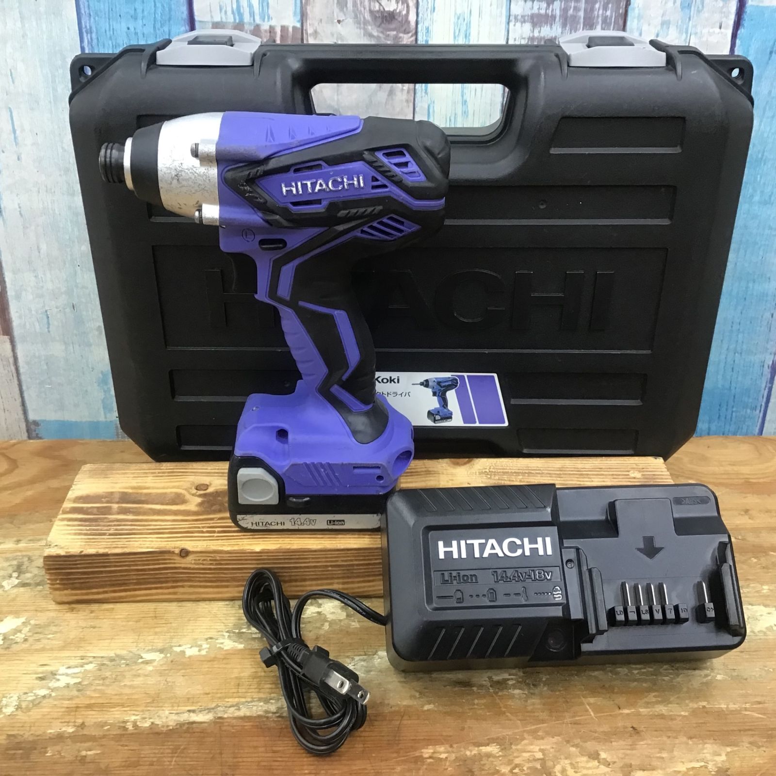 〇ハイコーキ(HIKOKI ※旧:日立工機) コードレスインパクトドライバ FWH14DGL(2LEGK) DIYモデル バッテリー1個付【柏店】