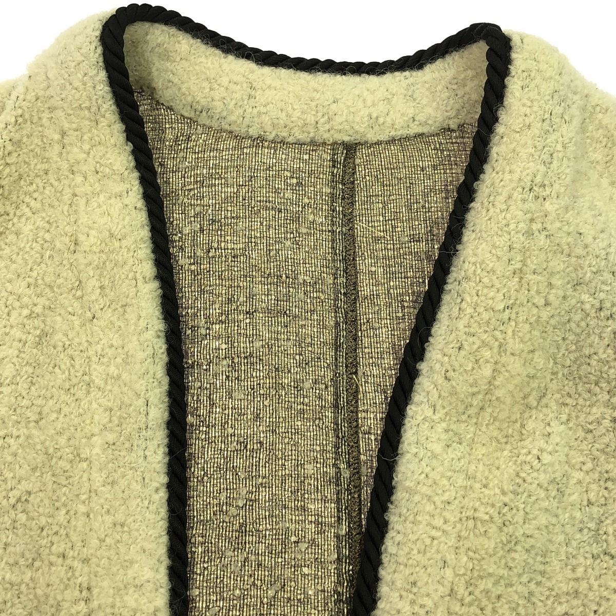 forte_forte フォルテ フォルテ 20AW ノーカラーリバーシブルコート