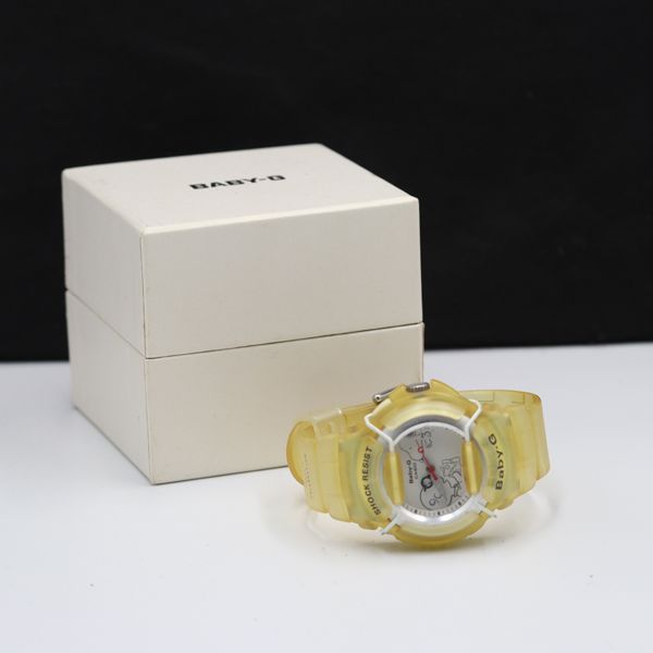 箱付 カシオ ベビージー 1788 BG-20 スヌーピー QZ ホワイト文字盤