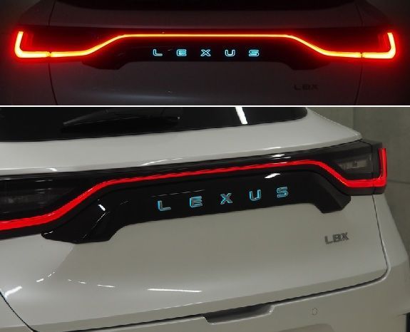 M s LEXUS レクサス LBX 2025.11- Junack LEDトランスワード イルミネーション リアエンブレム用 ターコイズ ジュナック LTW-L1T-NA LTW-L1T-WH LTW-L1T-BK ガーニッシュ 要選択
