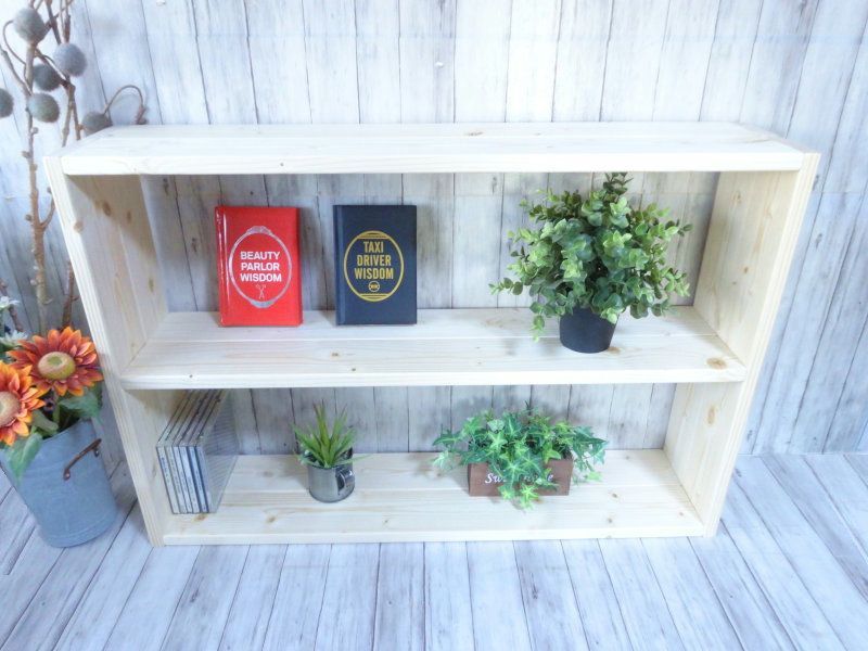 ハンドメイド 特大2段ラック ナチュラル