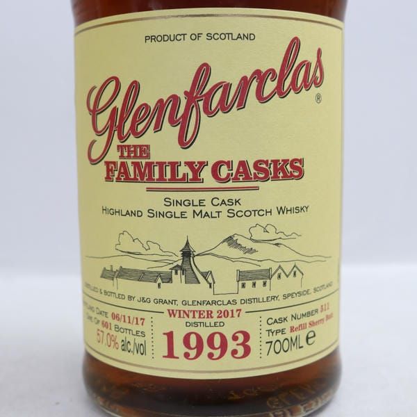 グレンファークラス ファミリーカスク 1993 700ml 57% - メルカリ