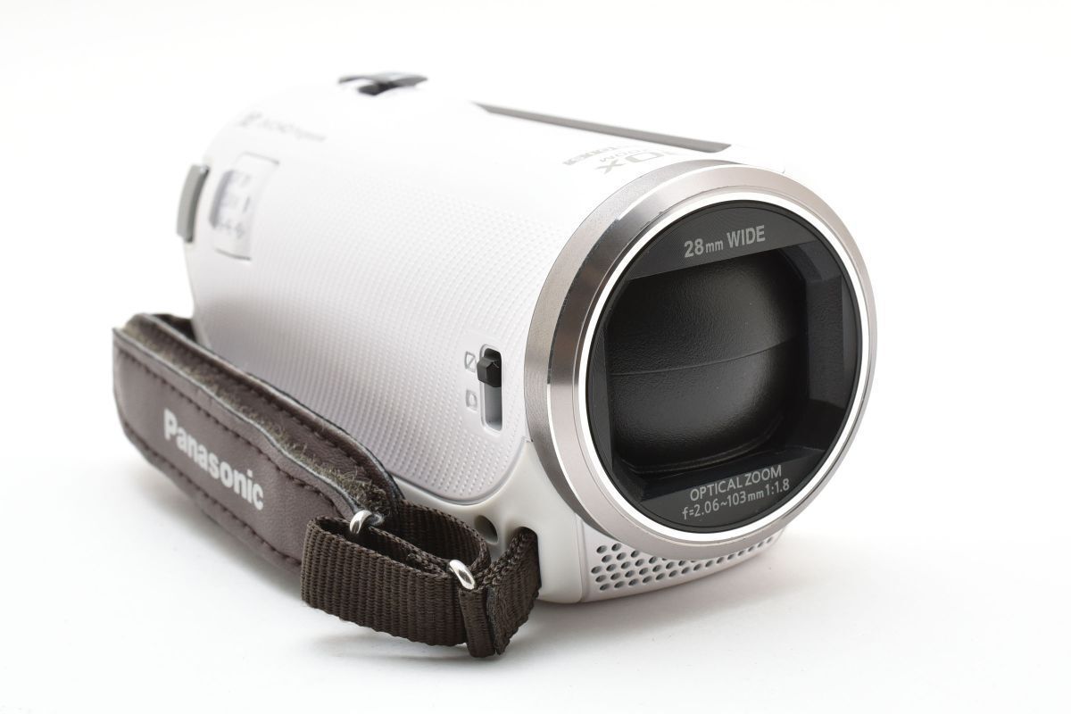 Panasonic HC-V360MS-W ビデオカメラ バッテリー付き 中古 □美品□ パナソニック Panasonic HC-V360MS 未使用SD付き Panasonic
