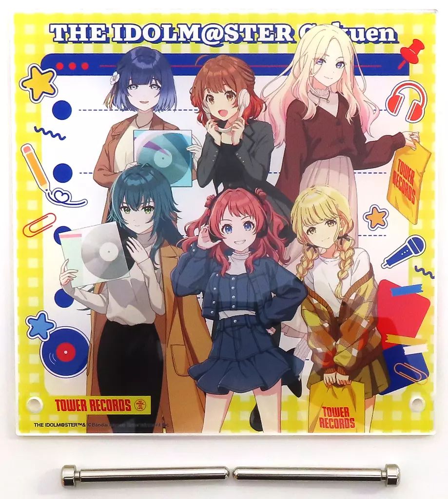 学園アイドルマスター × TOWER RECORDS有村麻央 特典 ブロマイド 学園