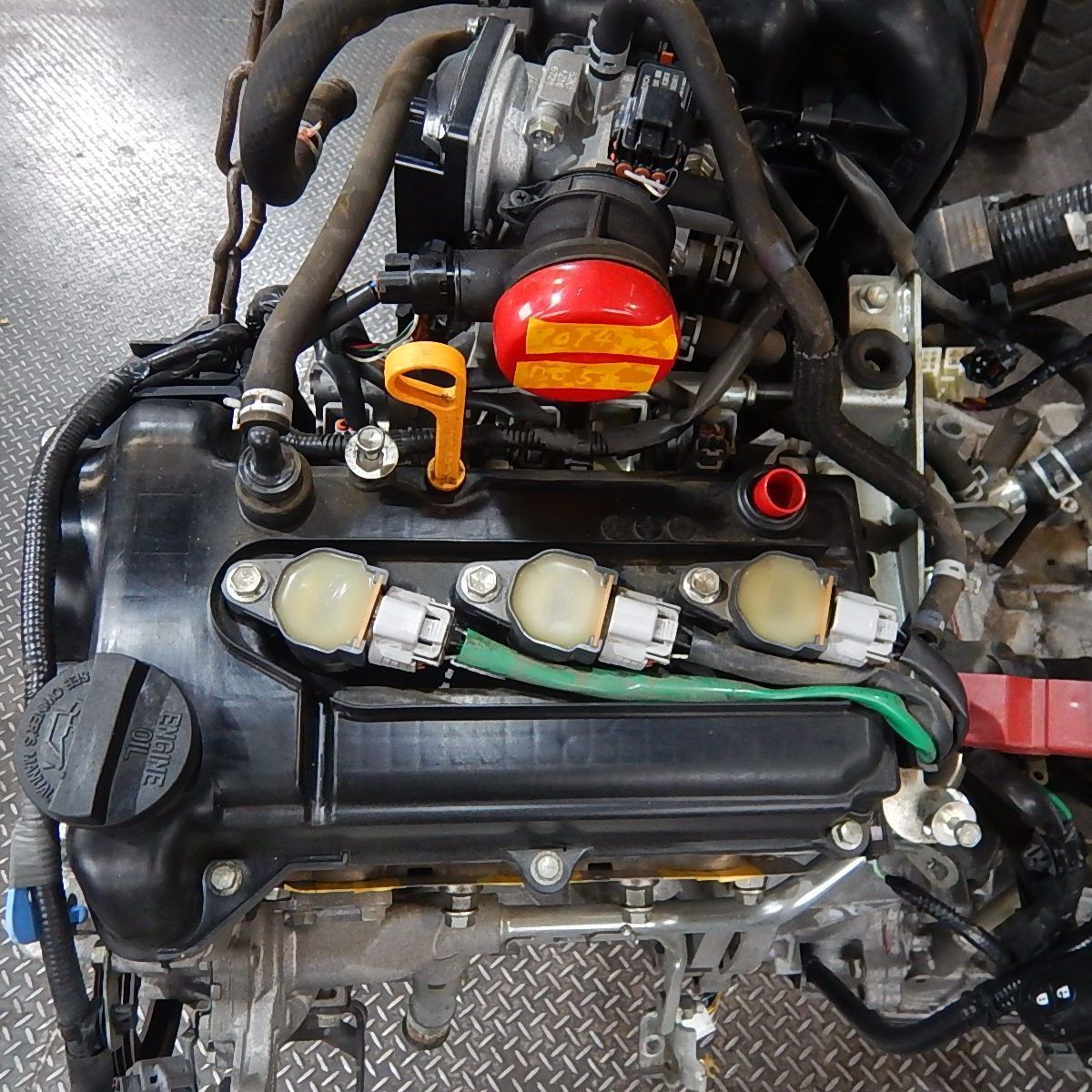 スズキ DBA-MH23S 後期 ワゴンR K6A ノンターボ エンジン 走行距離59 453km テスト動画あり 101972