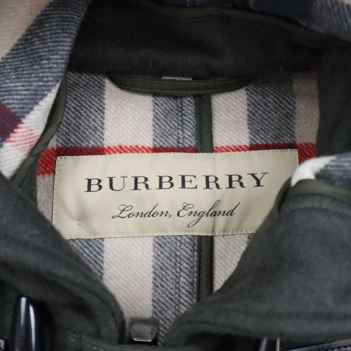 BURBERRY バーバリー ショートダッフルコート 8020995 オリーブ UK10