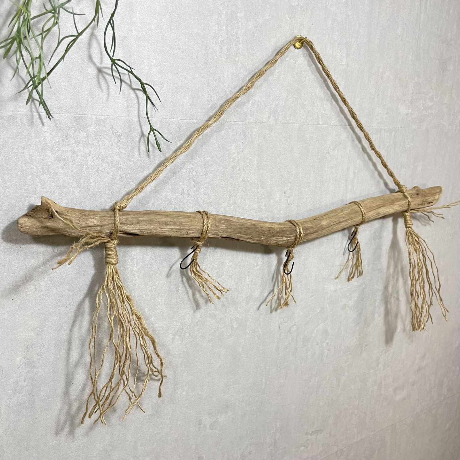 流木ハンガー 51cm H23007 流木壁掛け 流木壁飾り 流木インテリア