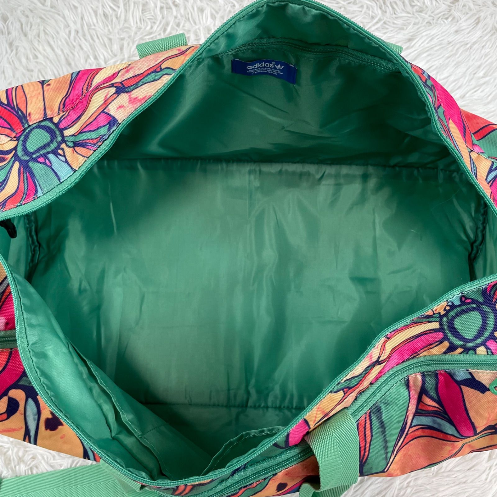 adidas アディダス ボストンバッグ 花柄 2way ショルダーバッグ