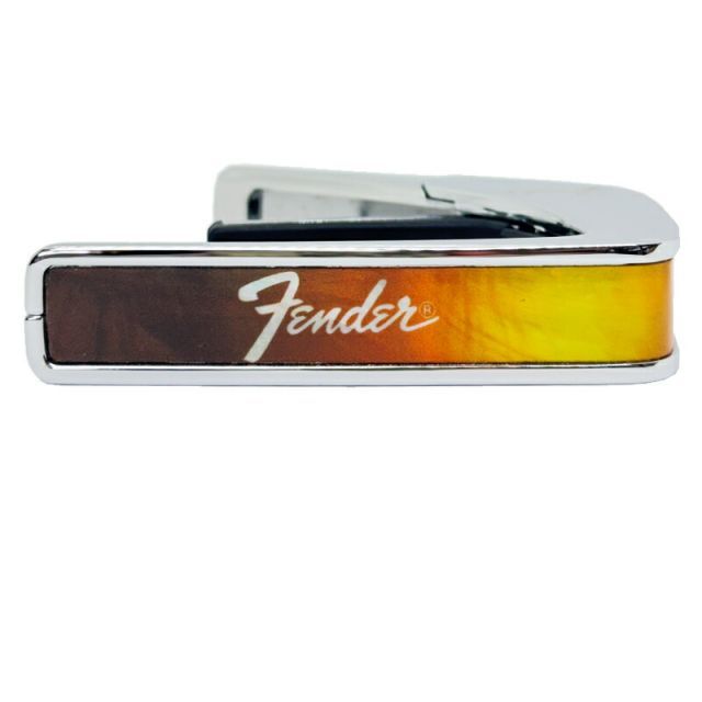 タリア カポ フェンダー ライセンスド モデル Thalia Capos カポタスト | Fender SUNBURST w|White Perine Logo Chrome 3種フレットパッド付属