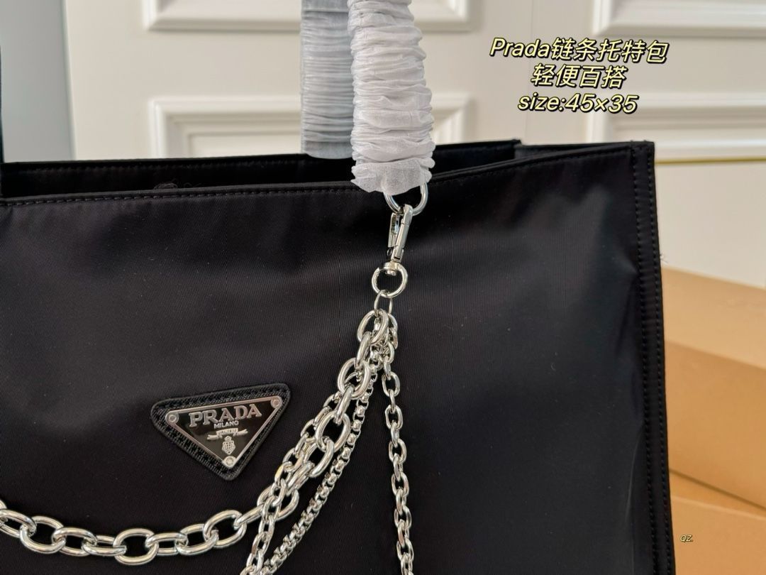 ♪直営アウトレット♪PRADA チェーントートバッグ 1BG551 2AOS ♪直営アウトレット♪PRADA チェーントートバッグ 1BG551 2AOS