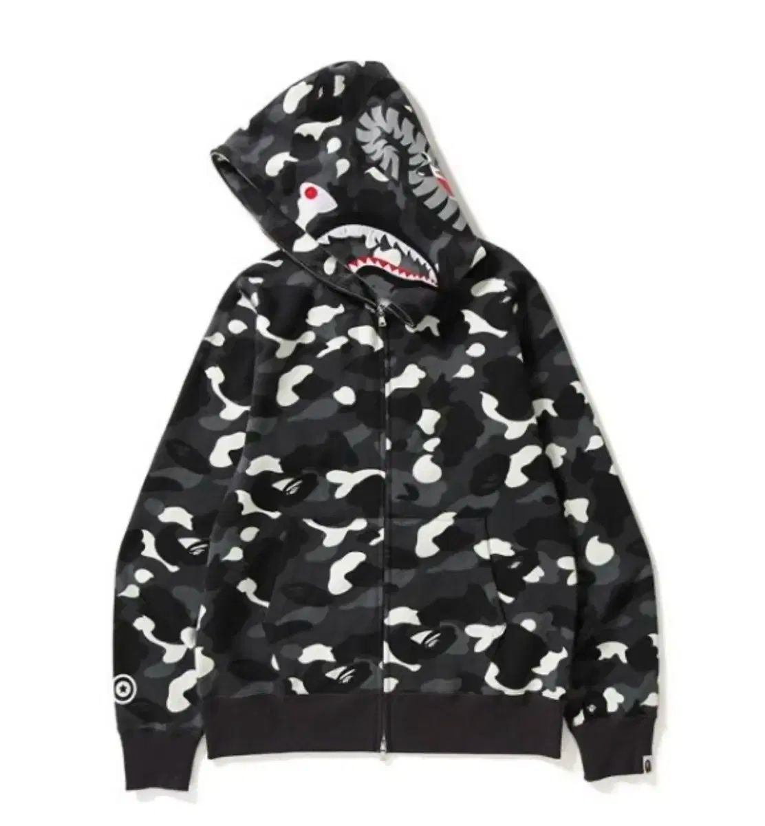 XL A BATHING APE(アベイシングエイプ) シティカモ シャークフーデッド  