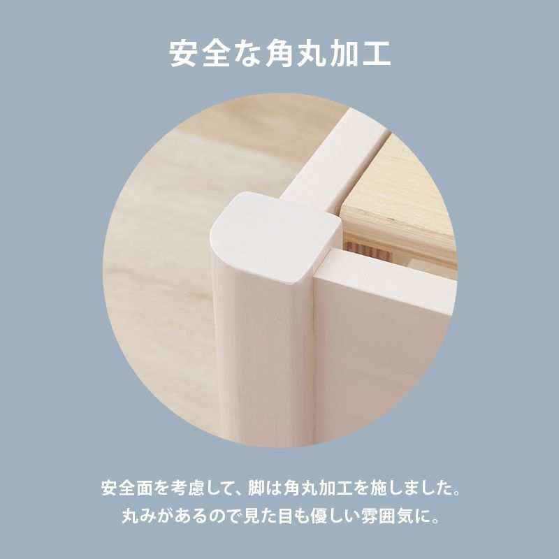 工具不要・簡単組立 すのこベッド シングル 耐荷重200kg 棚なし ベッドフレーム 木製 頑丈 北欧 ネジ無し シンプル おしゃれ 新生活 HA-MB-5149S OA