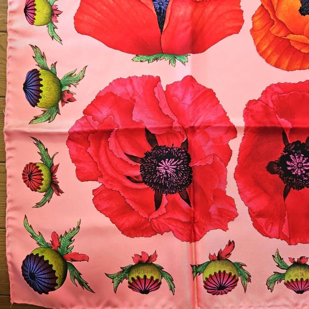 極美品】GUCCI グッチスカーフ 花柄 シルク タグ付き - メルカリ