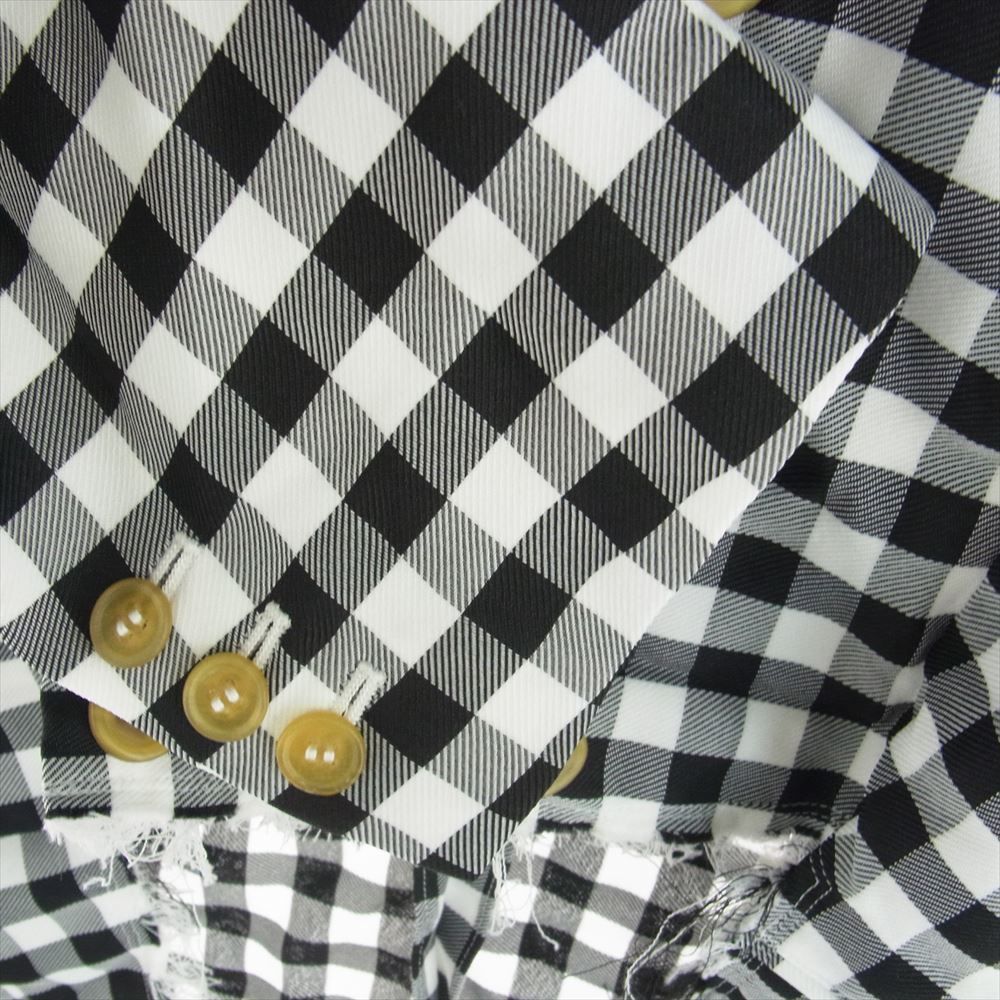 BLACK COMME des GARCONS ブラックコムデギャルソン 24SS ギンガム 
