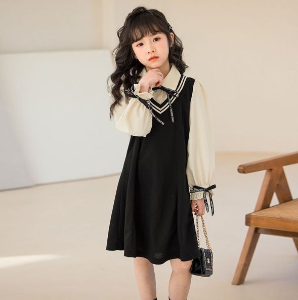 女の子 ワンピース ガールズ 子供服 フォーマル キッズ ドレス 子供服 ワンピース ガールズ フォーマルワンピース 長袖 入学式 卒業式 発表会 結婚式 カジュアル　フォーマル 韓国