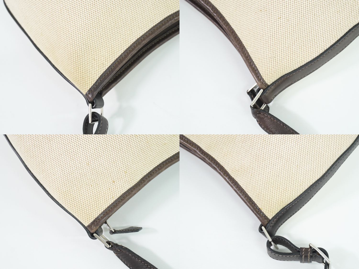 本物 エルメス HERMES ベルランゴ PM トワルアッシュ ショルダーバッグ  