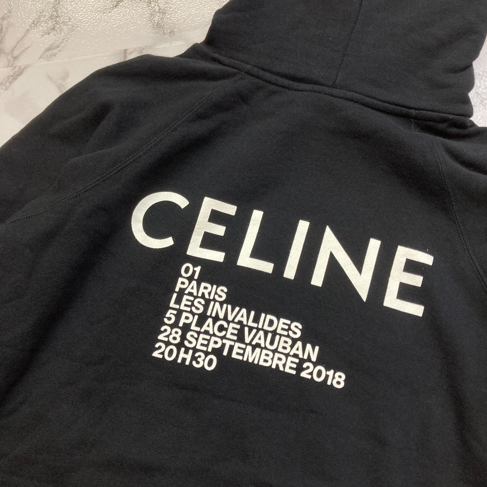 CELINE セリーヌ 19SS バックプリント プルオーバー パーカー