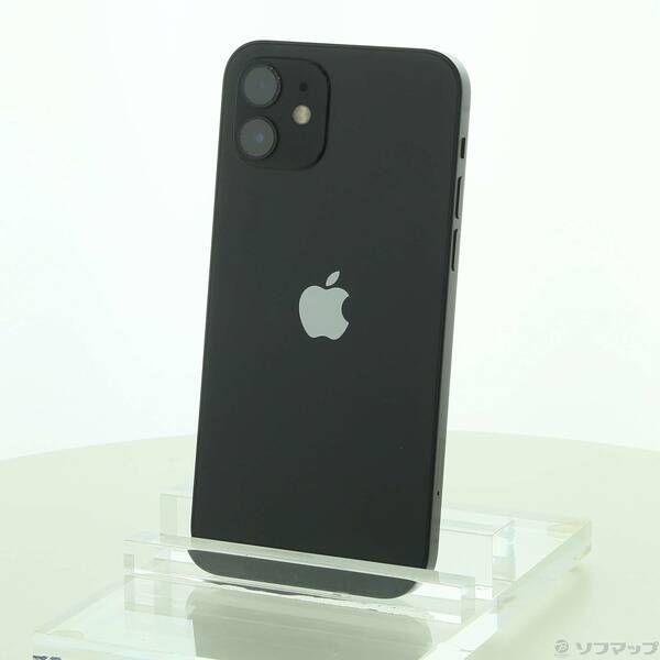 中古品〕 iPhone12 64GB ブラック MGHN3J／A SIMフリー【251】 こちら