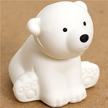 white polar bear eraser by Iwako from Japan by Iwako [並行輸入品]