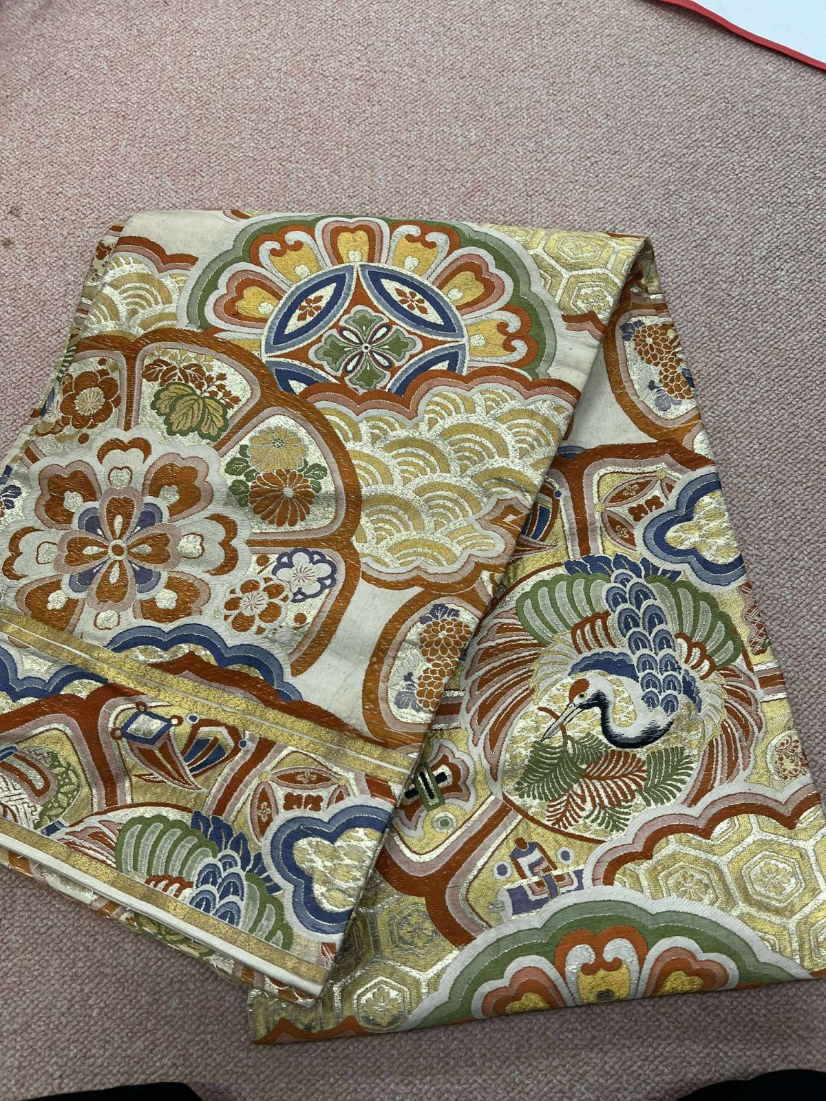 貸衣装処分品 古いレトロ帯 高級 昔の花嫁の帯 裏も表