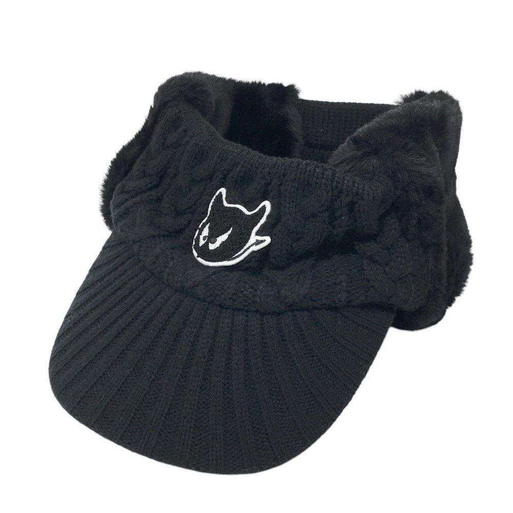 WAAC ワック 072234835 ニットバイザー ブラック系 240101419583 ゴルフウェア ストスト