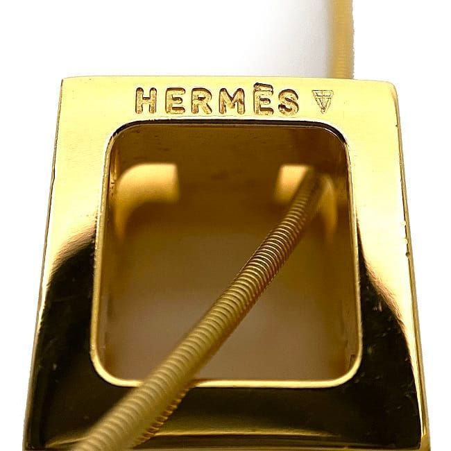 国内正規品 エルメス Ｈキューブ ネックレス ゴールド 美品 GP HERMES