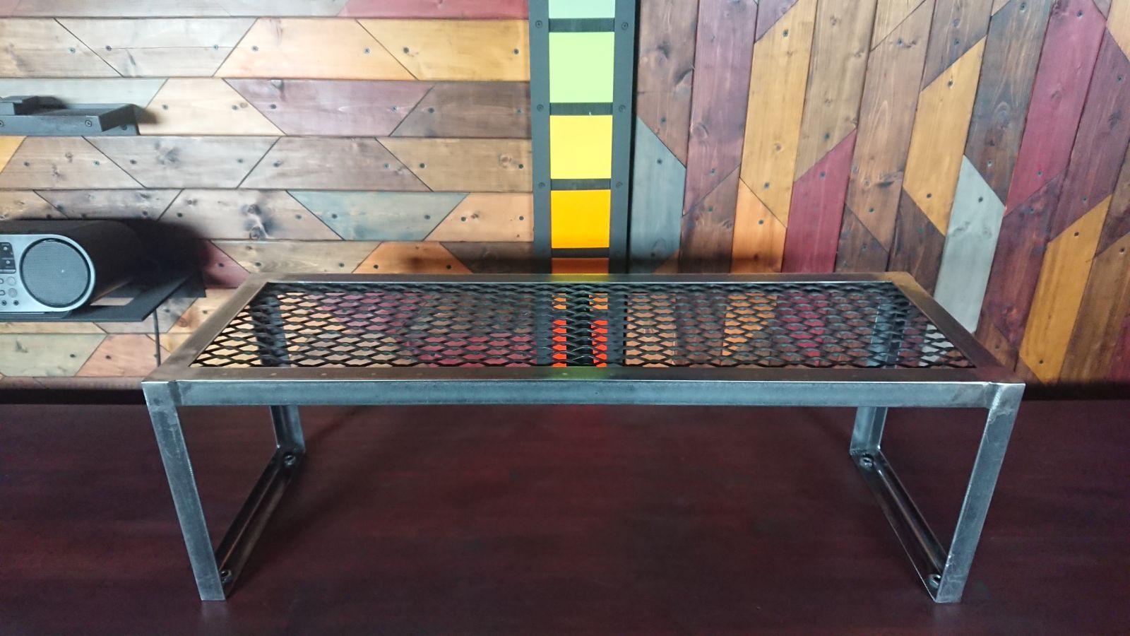 無塗装でアイアンなシューズラック♪ 300×900×300ｍｍ Π型 無塗装でアイアンなシューズラック♪ 300×900×300mm Π型