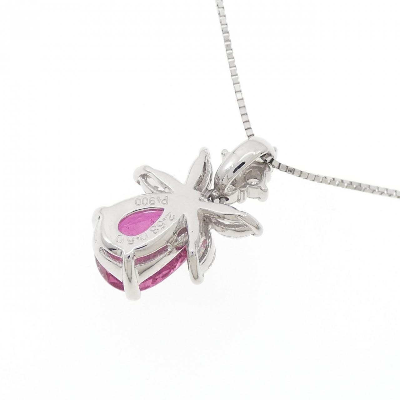 PT900/PT850 トルマリン ネックレス 2.53CT - メルカリ 