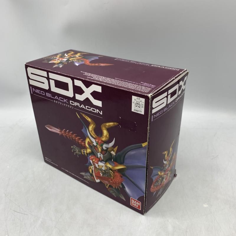 中古】バンダイ SDX ネオブラックドラゴン 開封品 欠品有 箱