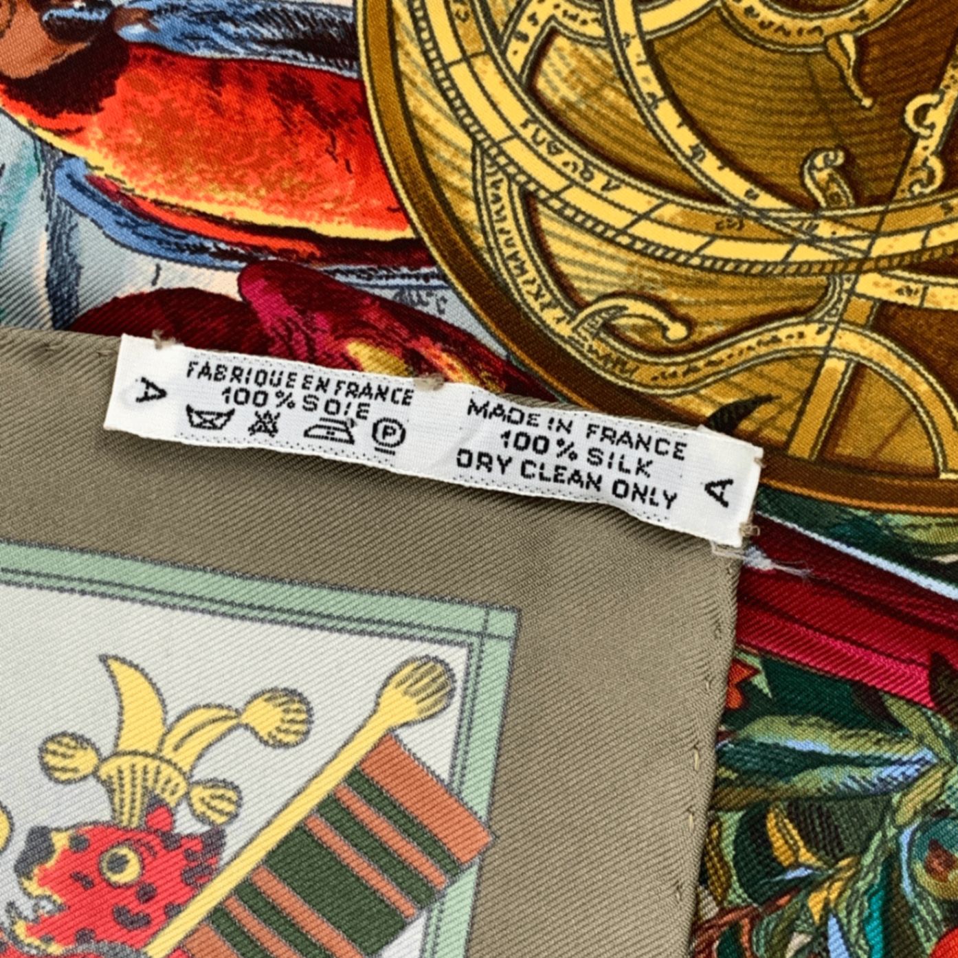 美品 HERMES エルメス カレ90 スカーフ Les Ameriques アメリカ