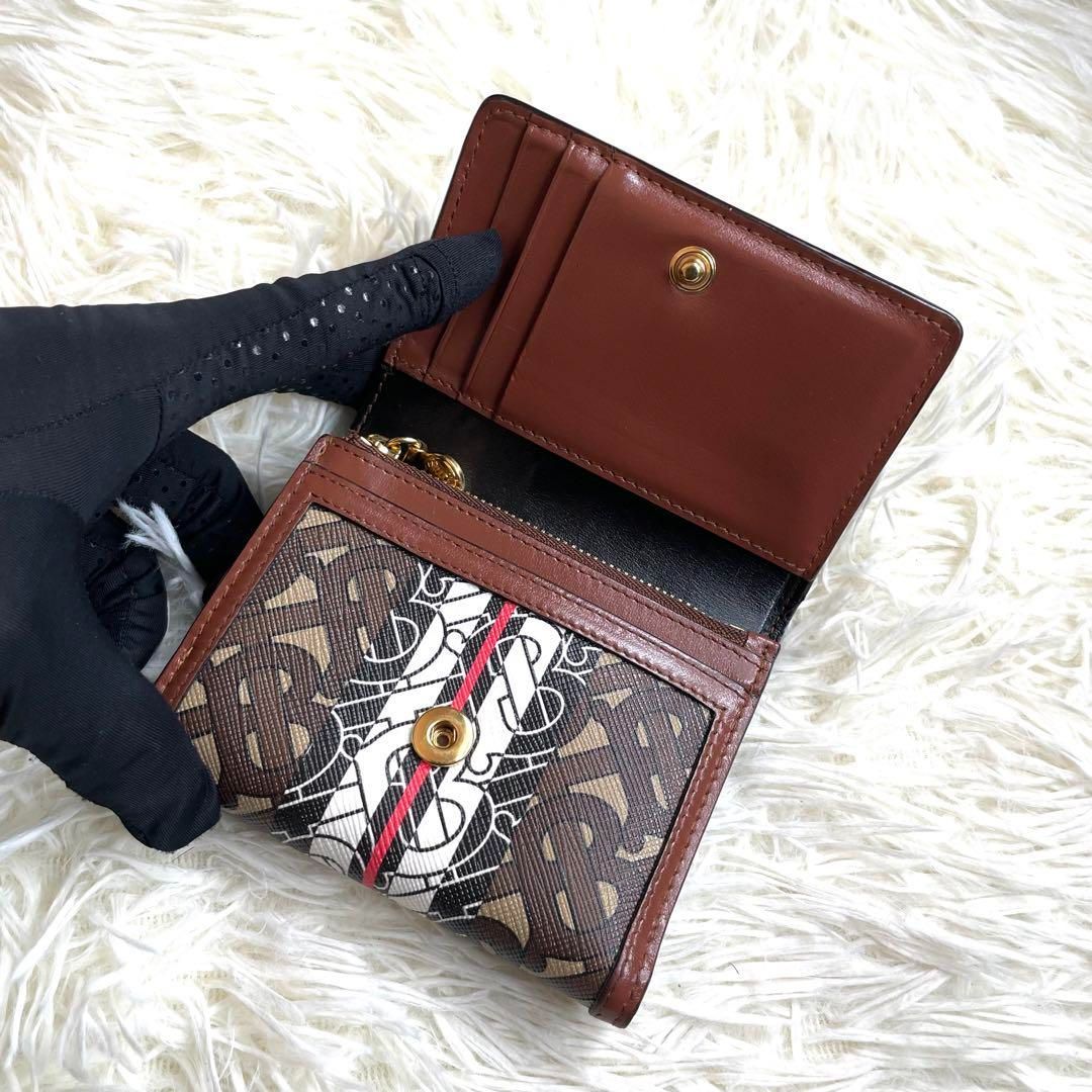 ≫美品≪ 入手困難 / バーバリー TBモノグラムコンパクトウォレット ≫美品≪ 入手困難 / バーバリー TBモノグラムコンパクト