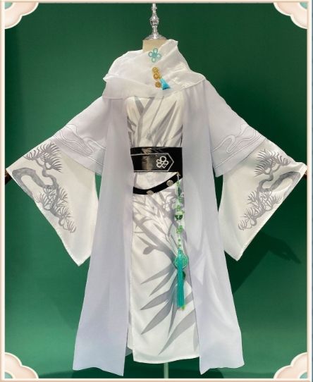 第五人格 納棺師 墨韵 イソップ カール コスプレ衣装 フルセット 豪華仕様 ウィッグ付 舞台演出 撮影会 推し活 イベント用 ハロウィン 仮装大会 プレゼント最適 公式再現 コスプレ大会 文化祭 コスプレイベント用 コスチューム