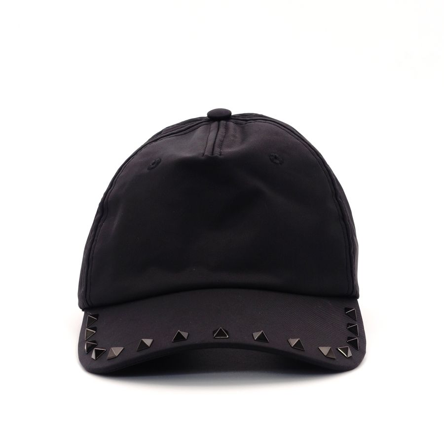 美品　VALENTINO ヴァレンティノ　キャップ　VLTN 正規品　ブラック VALENTINO（ヴァレンティノ） キャップ 帽子 ベースボールキャップ